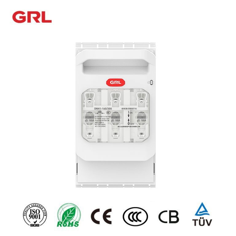 Commutateur de déconnexion fusionné 160A 3 phases DNH1-160/30G