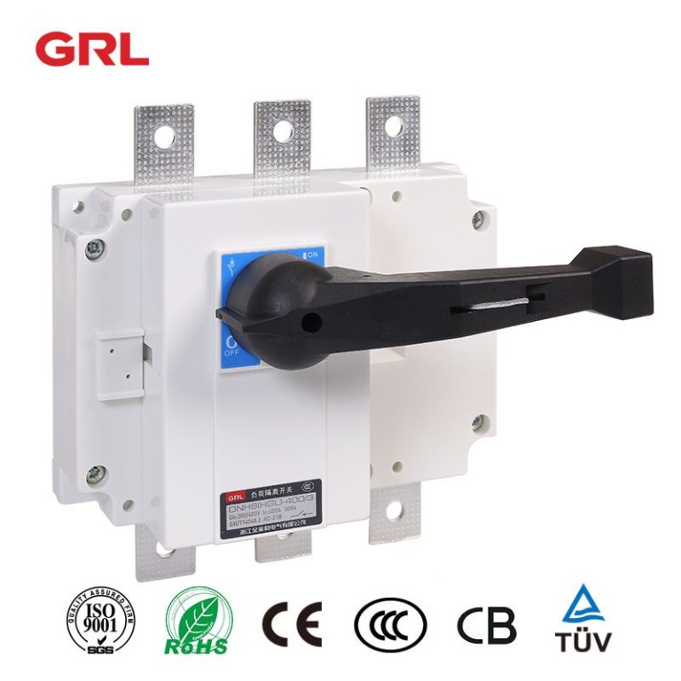 Interrupteur d’isolation DNH8 (HGL) / Série H Fonctionnement derrière l’armoire – Disconnecteur de charge