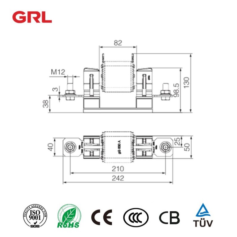 Fuseurs en ligne série DNF2-3 NH3 Fuse Link