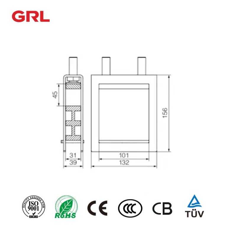 Barre de bus de forme 2T 690 V connecter clip oticon