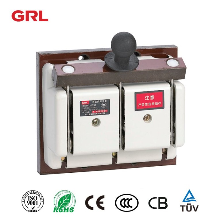 Série HD11F, HS11F commutateurs de couteau de protection à jet unique et à double jet