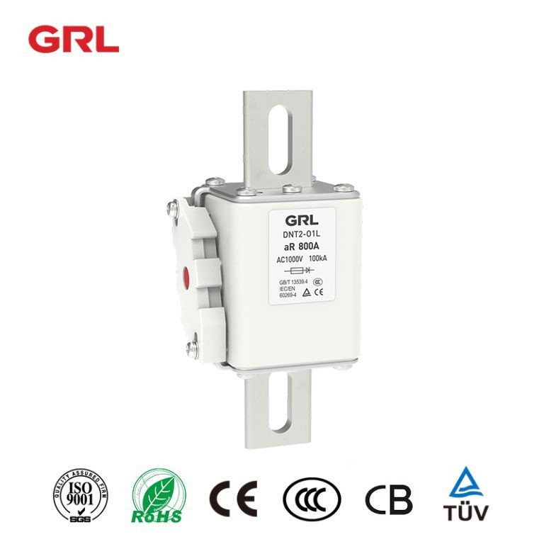 Liens de fusible de protection AC de la série DNT – O1L pour la protection de l’équipement semi-conducteur 160A ~ 1500A