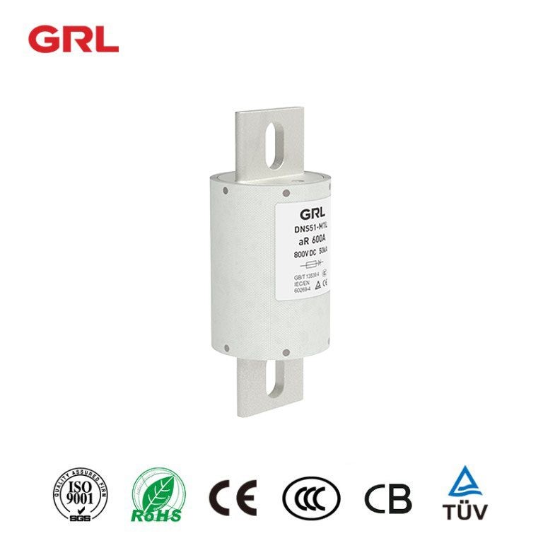 aR Semiconductor DNS – série M1L DC800V 35A ~ 800A 50KA liens de fusibles pour la protection des équipements semi-conducteurs