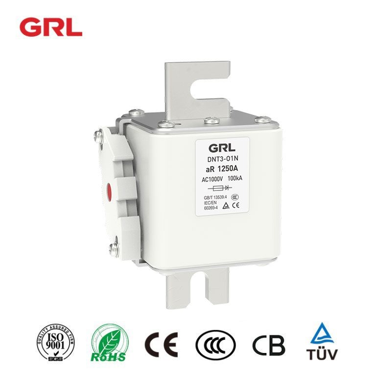Fusibles semi-conducteurs GRL DNT-O1N série 160A ~ 1500A 1000V aR fusible de protection semi-conducteur