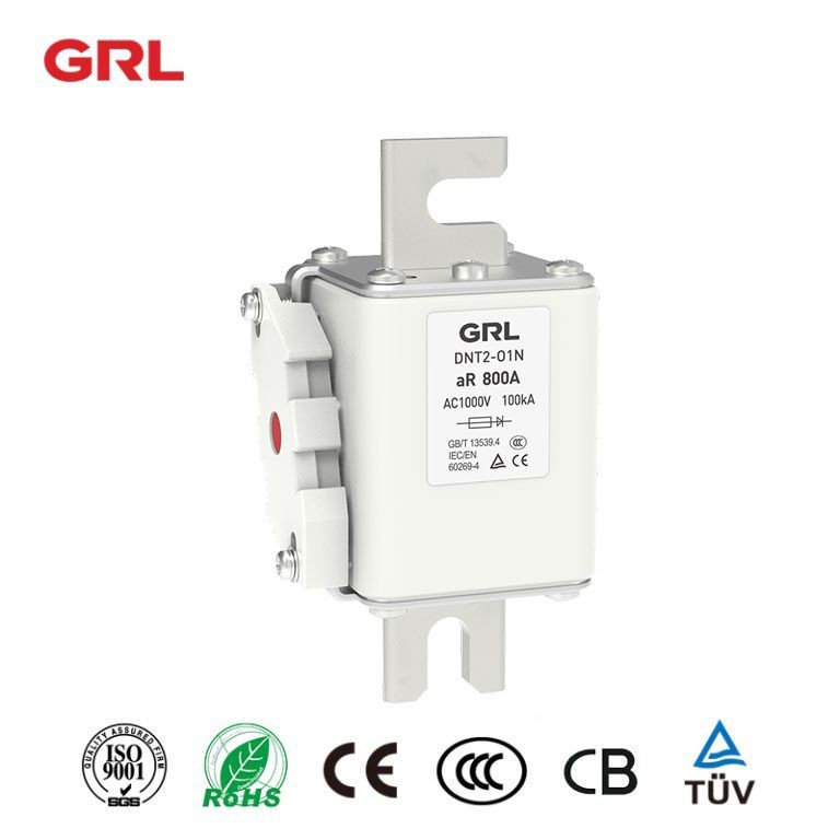 Fusibles semi-conducteurs GRL DNT-O1N série 160A ~ 1500A 1000V aR fusible de protection semi-conducteur