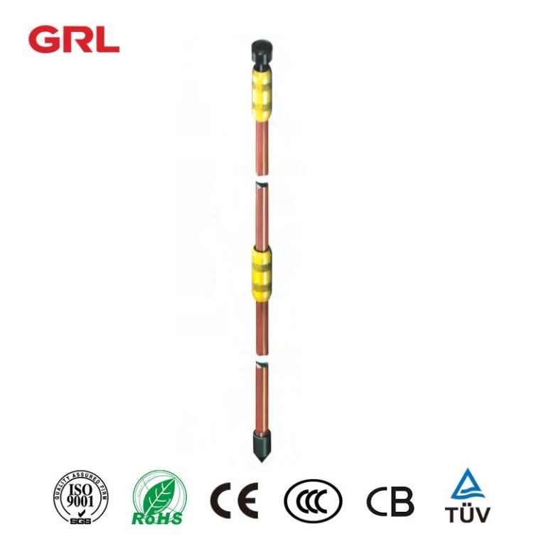 Cuvre Bondé Terre Rods Cuvre Clad Acier Terre Rod Système de mise à la terre