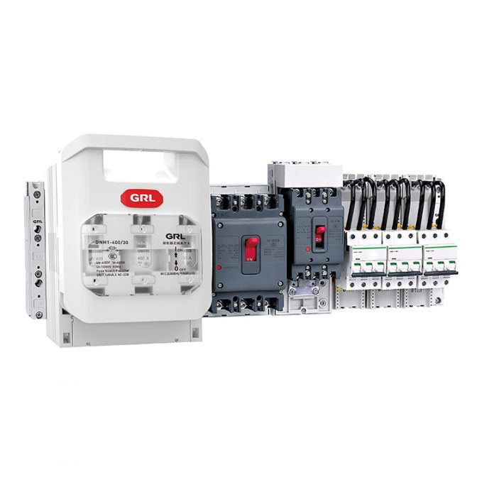 Commutateur de déconnexion fusionné DNH1 3 phases