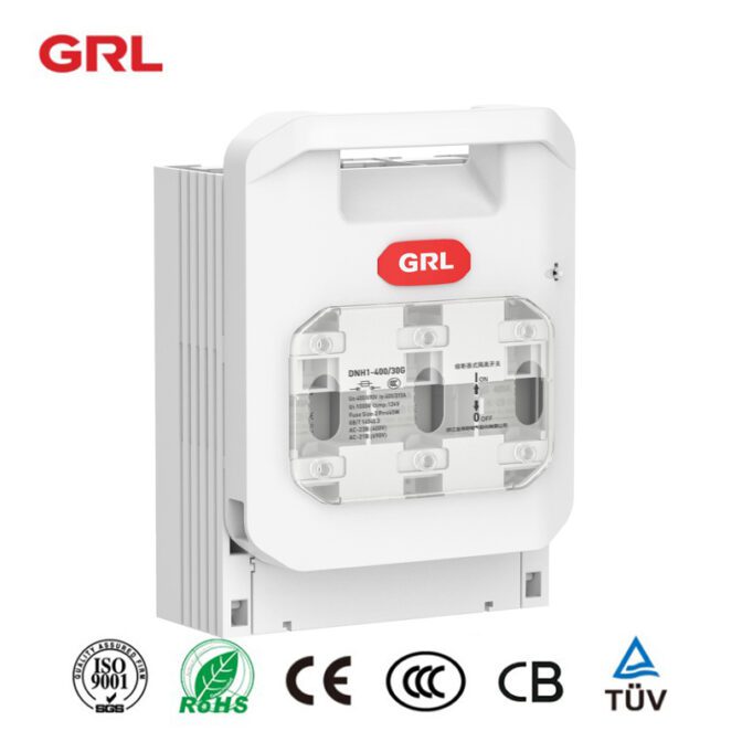 Système de barre de bus Type 400A 3 phase Déconnexion interrupteur de fusible DNH1 – 400 / 31G est un type de système de barre de bus qui est utilisé pour déconnecter le fusible.