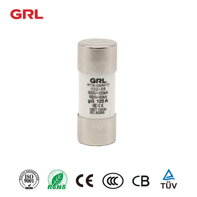 Lien de fusible R017 10A – 125A 500VAC Lien de fusible 22 * 58 Porteur de fusible