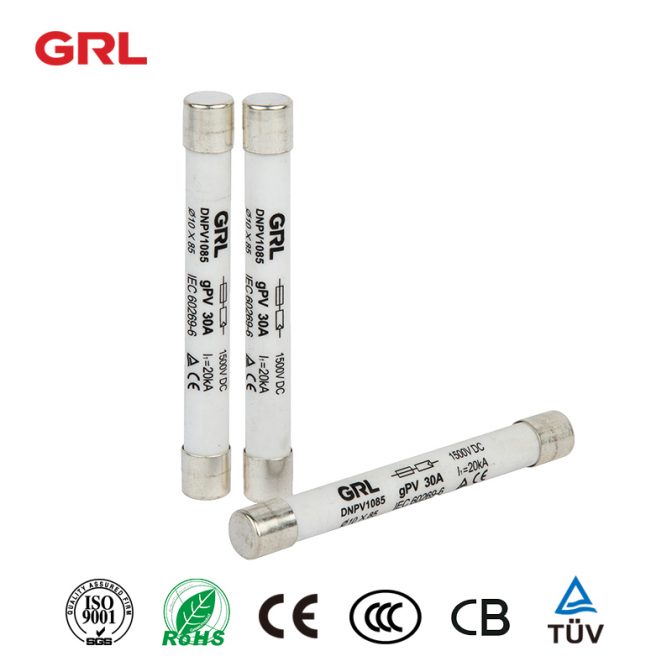 Fuse photovoltaïque 1500VDC Fuse PV 10 * 85 2A – 25A
