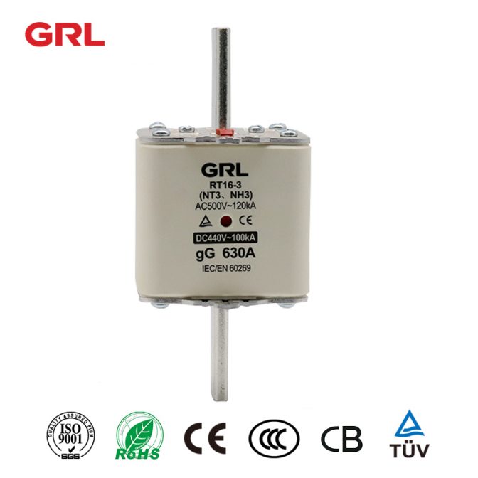 Lien de fusible thermique Nh3 RT16 – 3 avec double indicateur Hrc Lien de fusible en céramique