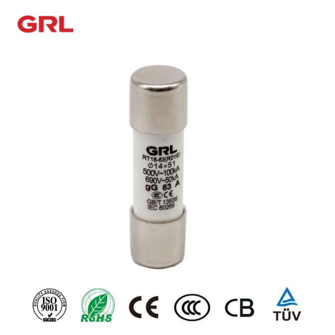 Emplacement de la liaison de fusible R016 2A-63A 500VAC liaison de fusible 14 * 51 support de fusible