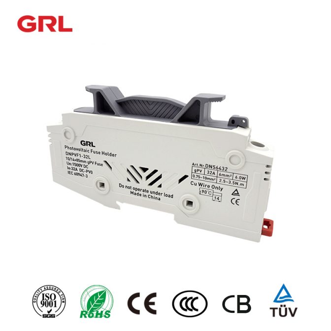 Porte-fusibles photovoltaïques DNPVF1-32L DC1500V 30A