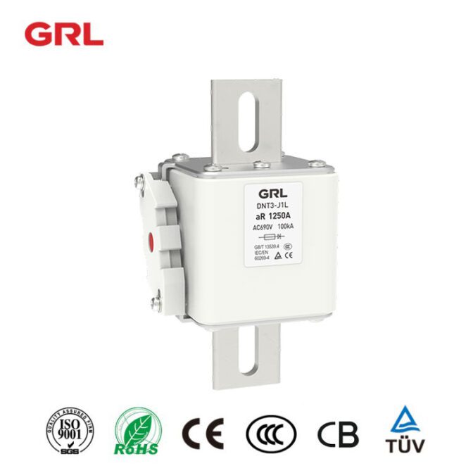 Lien de fusible à semi-conducteur aR fusible DNT-J1L série 100A ~ 1600A 690 V