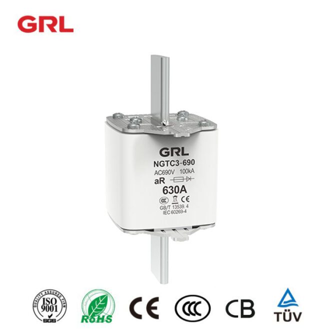Liens de fusible à action rapide série NGTC 400V 690V 1000V Lien de fusible de protection à semi-conducteur