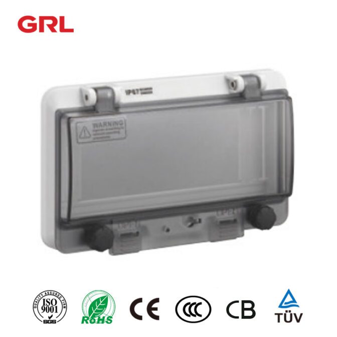 Capot de fenêtre de protection transparent imperméable IP67 boîte de distribution d’énergie imperméable