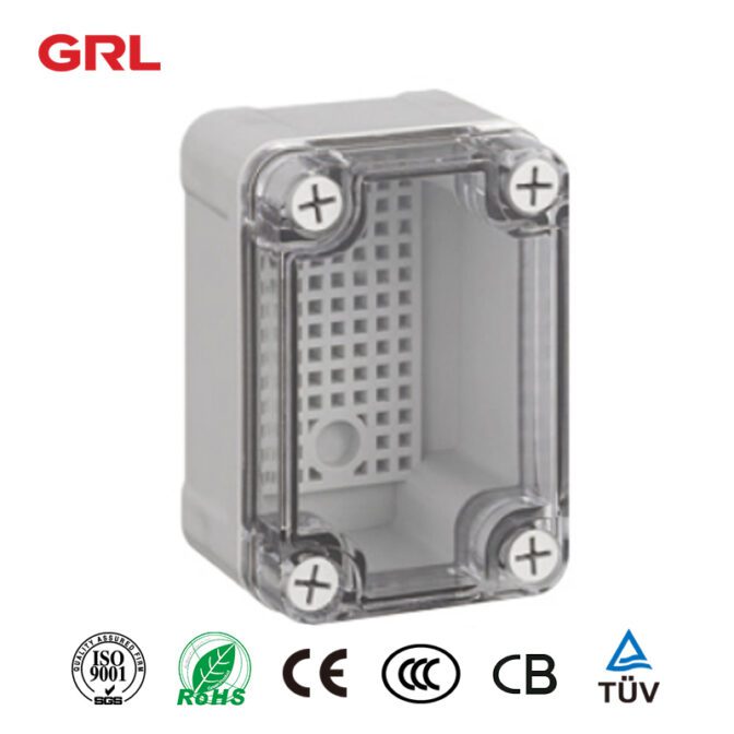 Boîte imperméable à l’eau en plastique de la série AG Matériau ABS boîte pv IP67
