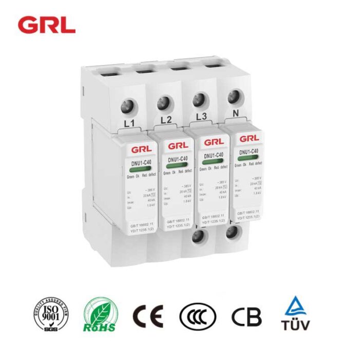 Dispositif de protection contre les surtensions DC 500V ~ 1500V Fabricants GRL